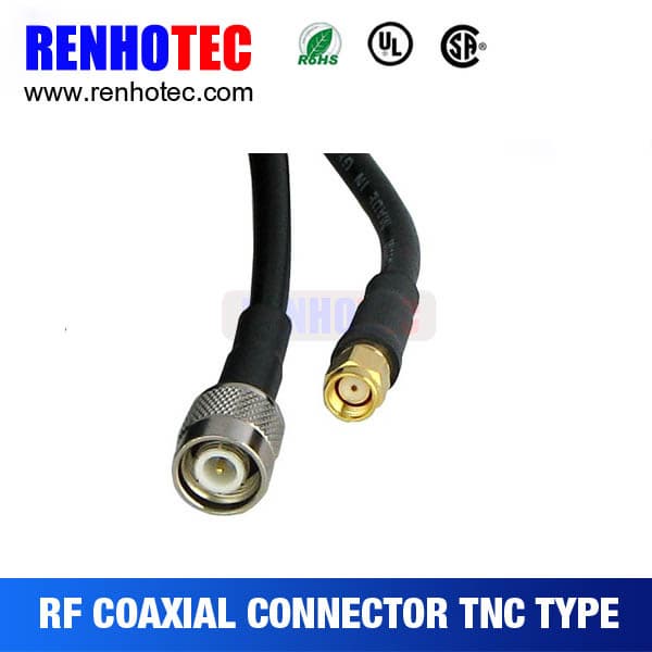 TNC to SMA Male Crimp Cable Assembly Electric TNC Connector